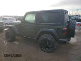 2021 Jeep Wrangler Sport S with VIN 1C4HJXAG0MW626381, listed as a Copart auction lot 87031684 with 53,187 mi miles and Salvage Title. Bid and sale history available at DreamBid. Image 2.