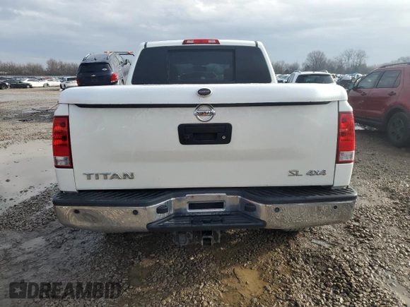 2014 Nissan Titan S with VIN 1N6AA0EC7EN503648, listed as a Copart auction lot 86517824 with 82,556 mi miles and Salvage Title. Bid and sale history available at DreamBid. Image 6.
