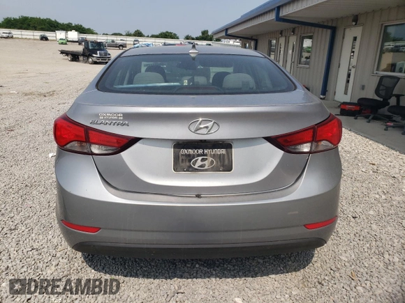2015 Hyundai Elantra SE with VIN 5NPDH4AEXFH556310, listed as a Copart auction lot 60491175 with 214,671 mi miles and Salvage title. Bid and sale history available at DreamBid. Image 6.