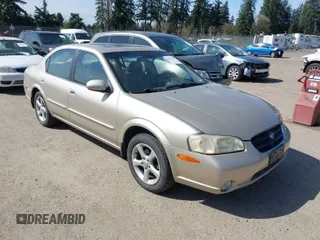 2000 Nissan Maxima GXE z VIN JN1CA31D7YT559409, wystawiony jako IAAI lot #41935379 z przebiegiem 73 775 mil mil oraz . Historia ofert i sprzedaży dostępna na DreamBid. Obrazek 1.