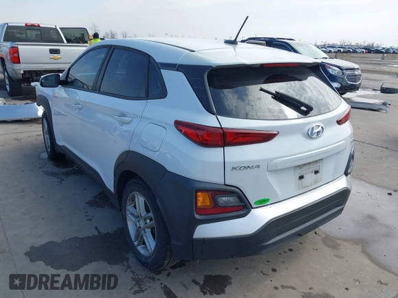 2018 Hyundai Kona SE with VIN KM8K1CAA0JU097513, listed as a IAAI auction lot 41579821 with 95,014 mi miles. Bid and sale history available at carsss.com. Image 3.