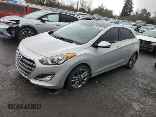 2016 Hyundai Elantra GT with VIN KMHD35LH9GU338521, listed as a Copart auction lot 46338825 with 47,004 mi miles and Salvage Title. Bid and sale history available at carsss.com. Image 1.