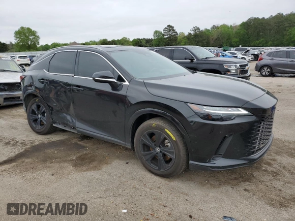 2023 Lexus RX with VIN 2T2BAMBA5PC013860, listed as a Copart auction lot 51940025 with 13,639 mi miles and Salvage Title. Bid and sale history available at carsss.com. Image 4.