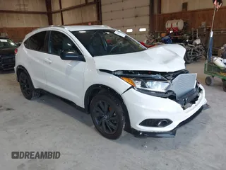 2022 Honda HR-V Sport with VIN 3CZRU6H12NM753653, listed as a IAAI auction lot 41813962 with 74,856 mi miles. Bid and sale history available at carsss.com. Image 1.