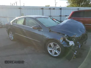 2013 Volkswagen CC Sport with VIN WVWBP7AN6DE526925, listed as a Copart auction lot 76425074 with 93,689 mi miles and Salvage Title. Bid and sale history available at carsss.com. Image 4.