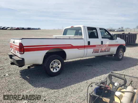 2005 Ford F-250 XL with VIN 1FTSW21535EC49075, listed as a Copart auction lot 49804265 with 31,506 mi miles and Salvage title. Bid and sale history available at DreamBid. Image 3.