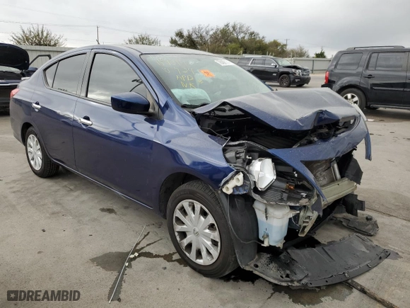 2019 Nissan Versa Sedan SV with VIN 3N1CN7AP0KL851212, listed as a Copart auction lot 78409174 with 114,830 mi miles and Salvage Title. Bid and sale history available at carsss.com. Image 4.