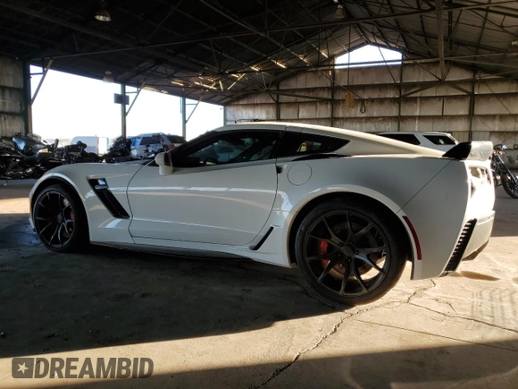 2017 Chevrolet Corvette Z06 1LZ with VIN 1G1YP2D64H5601413, listed as a Copart auction lot 83412254 with 0 mi miles and Clean Title. Bid and sale history available at carsss.com. Image 2.