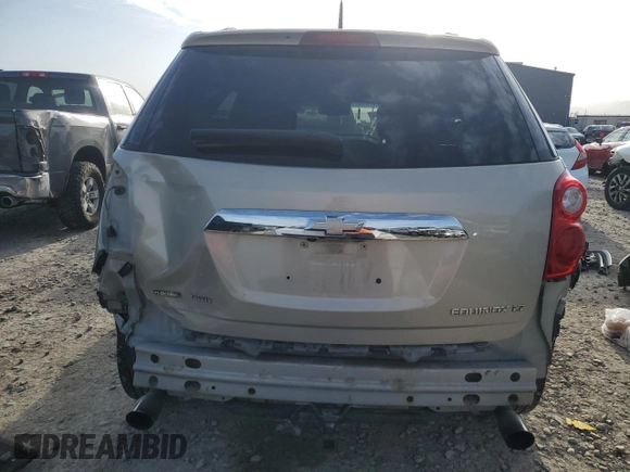 2011 Chevrolet Equinox 2LT with VIN 2CNFLNE50B6383401, listed as a Copart auction lot 52346145 with 202,200 mi miles and Salvage Title. Bid and sale history available at DreamBid. Image 6.