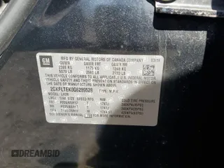 2016 GMC Terrain SLE with VIN 2GKFLTEK0G6289528, listed as a Copart auction lot 49618025 with 115,463 mi miles and Salvage Title. Bid and sale history available at DreamBid. Image 14.