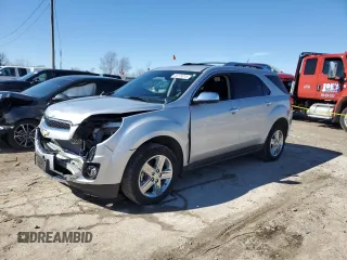 2015 Chevrolet Equinox LTZ with VIN 2GNFLHE38F6375144, listed as a Copart auction lot 48175015 with 73,387 mi miles and Salvage Title. Bid and sale history available at carsss.com. Image 1.