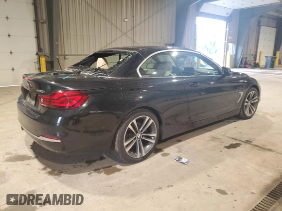 2020 BMW 4 Series 430i xDrive with VIN WBA4Z3C05L5N80743, listed as a Copart auction lot 57790385 with 12,498 mi miles and Salvage title. Bid and sale history available at DreamBid. Image 3.