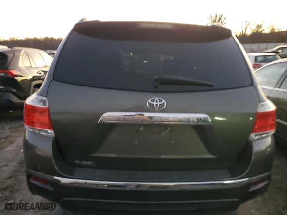 2012 Toyota Highlander Limited with VIN 5TDYK3EH2CS055466, listed as a Copart auction lot 87172344 with 0 mi miles and Salvage Title. Bid and sale history available at carsss.com. Image 6.