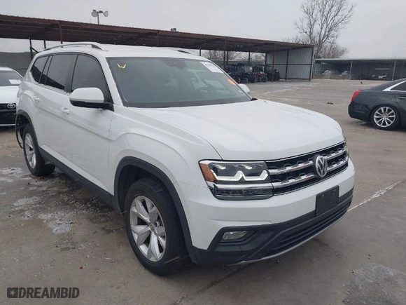 2019 Volkswagen Atlas 3.6L V6 SE w/Technology with VIN 1V2WR2CA6KC514743, listed as a IAAI auction lot 41589325 with 87,035 mi miles. Bid and sale history available at carsss.com. Image 1.