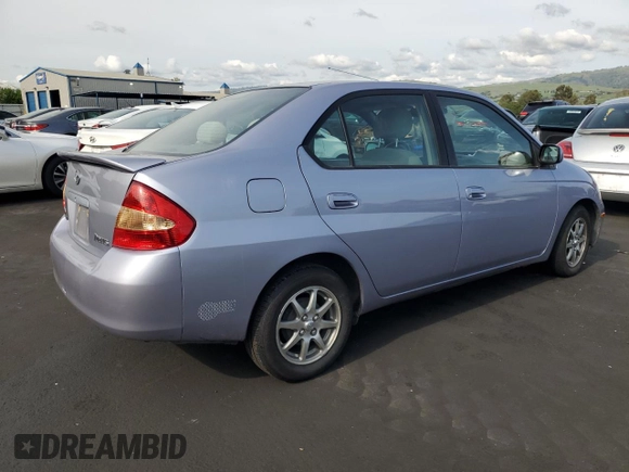 2002 Toyota Prius with VIN JT2BK18U020056984, listed as a Copart auction lot 52141175 with 130,442 mi miles and Salvage Title. Bid and sale history available at carsss.com. Image 3.