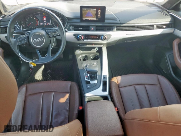 2018 Audi A4 Premium Plus with VIN WAUENAF40JA139187, listed as a Copart auction lot 58525945 with 67,889 mi miles and Salvage title. Bid and sale history available at DreamBid. Image 8.
