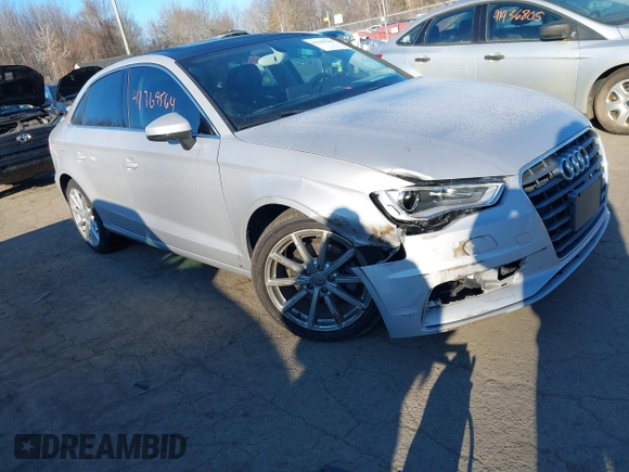 2015 Audi A3 Premium Plus with VIN WAUEFGFF4F1131876, listed as a IAAI auction lot 41369564 with 40,341 mi miles and . Bid and sale history available at DreamBid. Image 1.