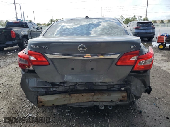2017 Nissan Sentra SV with VIN 3N1AB7AP0HL658843, listed as a Copart auction lot 51965825 with 111,679 mi miles and Salvage Title. Bid and sale history available at carsss.com. Image 6.