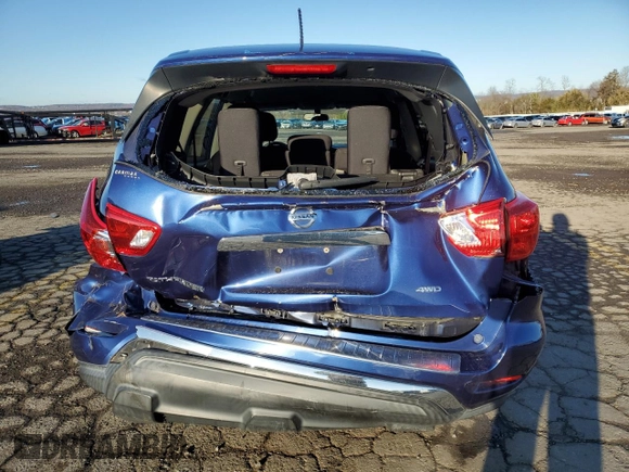 2017 Nissan Pathfinder SV with VIN 5N1DR2MM5HC632319, listed as a Copart auction lot 48549315 with 131,729 mi miles and Salvage Title. Bid and sale history available at carsss.com. Image 6.