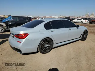 2017 BMW 7 Series 740i xDrive with VIN WBA7E4C55HGU99568, listed as a Copart auction lot 72978583 with 78,989 mi miles. Bid and sale history available at carsss.com. Image 3.