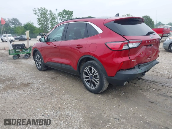 2020 Ford Escape SEL z VIN 1FMCU9H61LUC43162, wystawiony jako IAAI lot #42416146 z przebiegiem 50 718 mil mil oraz . Historia ofert i sprzedaży dostępna na DreamBid. Obrazek 3.