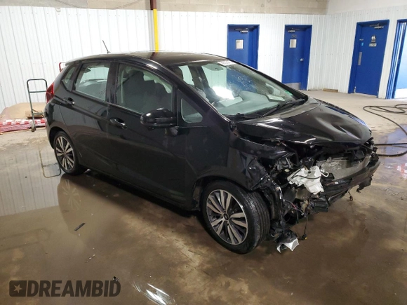 2015 Honda Fit EX with VIN 3HGGK5G84FM733919, listed as a Copart auction lot 89266455 with Not provided miles and Salvage title. Bid and sale history available at DreamBid. Image 4.