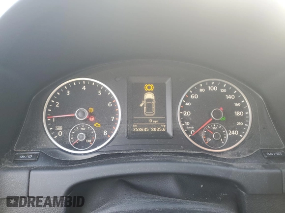 2013 Volkswagen Tiguan Trendline с VIN WVGJV7AX0DW518019, выставлен на аукционе Copart как лот 57944405 с пробегом 358 645 миль миль и Чистый • Clean title. История ставок и продаж доступна на DreamBid. Изображение 9.