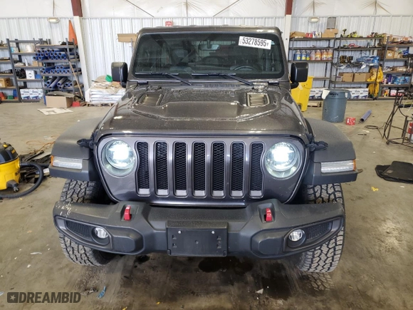 2018 Jeep Wrangler Unlimited Rubicon with VIN 1C4HJXFG6JW156443, listed as a Copart auction lot 53278595 with 51,034 mi miles and Clean Title. Bid and sale history available at carsss.com. Image 5.