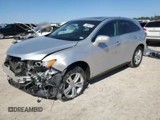 2015 Acura RDX Tech Pkg with VIN 5J8TB3H50FL000596, listed as a Copart auction lot 48820975 with 105,062 mi miles and Salvage Title. Bid and sale history available at carsss.com. Image 1.