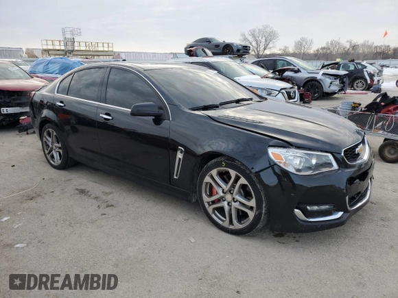 2017 Chevrolet SS with VIN 6G3F15RW2HL300583, listed as a Copart auction lot 88801195 with 92,144 mi miles and Salvage Title. Bid and sale history available at carsss.com. Image 4.