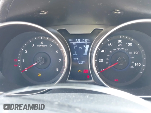 2013 Hyundai Veloster w/Gray Int with VIN KMHTC6AD9DU128725, listed as a IAAI auction lot 42648356 with 168,109 mi miles and . Bid and sale history available at DreamBid. Image 7.