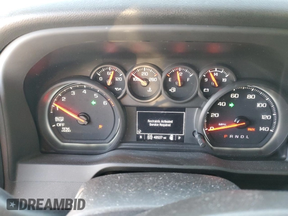 2022 Chevrolet Silverado 1500 Custom Trail Boss with VIN 3GCPDCED9NG629033, listed as a Copart auction lot 42875165 with 42,537 mi miles and Salvage Title. Bid and sale history available at DreamBid. Image 9.