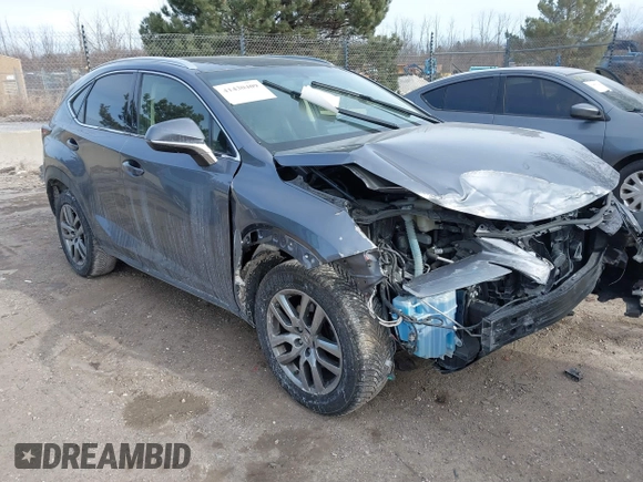 2016 Lexus NX 200t with VIN JTJBARBZ5G2089369, listed as a IAAI auction lot 41430409 with 117,712 mi miles and . Bid and sale history available at DreamBid. Image 1.