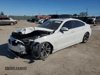 2020 BMW 4 Series 430i with VIN WBA4J1C01LCE54230, listed as a Copart auction lot 87542215 with 57,473 mi miles and Non Repairable. Bid and sale history available at DreamBid. Image 1.