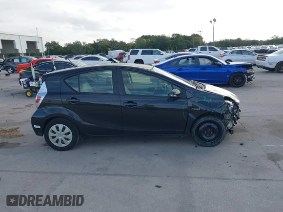 2012 Toyota Prius One with VIN JTDKDTB35C1511112, listed as a IAAI auction lot 41074047 with 156,510 mi miles and . Bid and sale history available at DreamBid. Image 14.