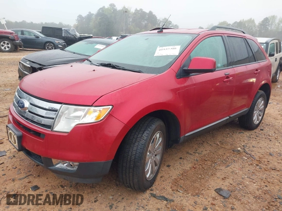 2010 Ford Edge SEL with VIN 2FMDK3JC7ABA64019, listed as a IAAI auction lot 41937308 with 121,579 mi miles. Bid and sale history available at carsss.com. Image 2.