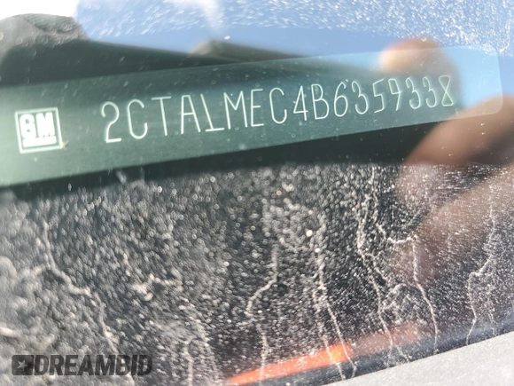 2011 GMC Terrain SLE-1 z VIN 2CTALMEC4B6359338, wystawiony jako Copart lot #79258594 z przebiegiem Nie podano mil oraz Szkoda całkowita • Salvage title. Historia ofert i sprzedaży dostępna na DreamBid. Obrazek 13.