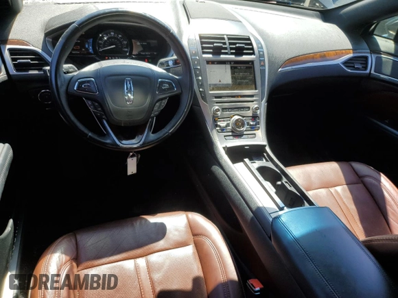 2017 Lincoln MKZ Hybrid Reserve with VIN 3LN6L5MU9HR639643, listed as a Copart auction lot 49962385 with 145,070 mi miles and Salvage Title. Bid and sale history available at DreamBid. Image 8.
