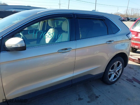 2018 Ford Edge Titanium with VIN 2FMPK4K8XJBC26173, listed as a IAAI auction lot 41768910 with 124,936 mi miles. Bid and sale history available at carsss.com. Image 14.