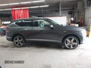 2023 Genesis GV80 with VIN KMUHBDSBXPU112470, listed as a IAAI auction lot 42326878 with 28,302 mi miles and . Bid and sale history available at DreamBid. Image 13.