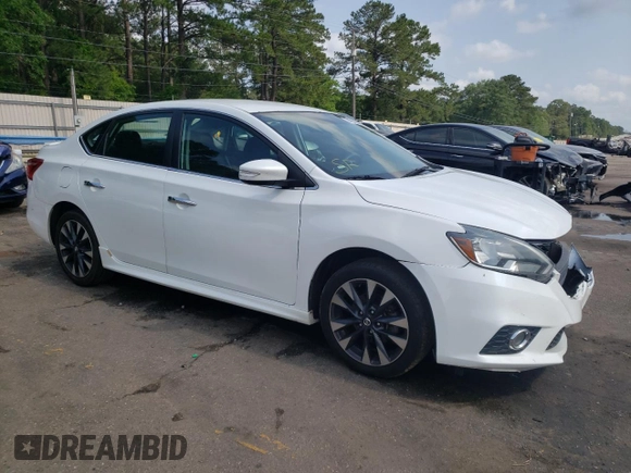 2017 Nissan Sentra S with VIN 3N1AB7AP3HY217131, listed as a Copart auction lot 54165124 with 93,407 mi miles and Salvage Title. Bid and sale history available at DreamBid. Image 4.