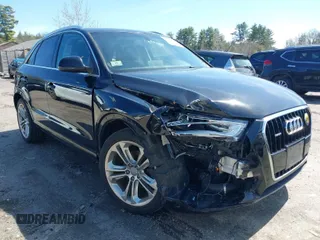 2015 Audi Q3 2.0T Premium Plus with VIN WA1EFCFS8FR008411, listed as a IAAI auction lot 42000959 with 54,840 mi miles. Bid and sale history available at carsss.com. Image 1.