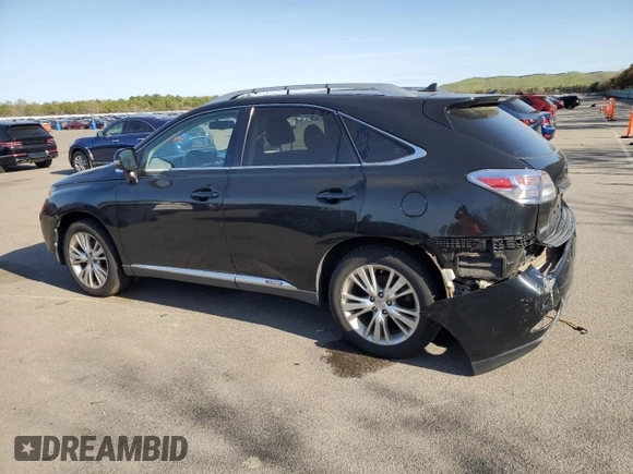 2010 Lexus RX 450h with VIN JTJBC1BA3A2017471, listed as a Copart auction lot 55138655 with 167,245 mi miles and Non repairable. Bid and sale history available at DreamBid. Image 2.