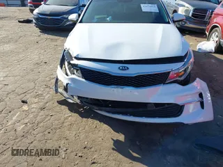 2017 Kia Optima LX with VIN 5XXGT4L38HG161323, listed as a IAAI auction lot 41672014 with 181,730 mi miles. Bid and sale history available at carsss.com. Image 6.