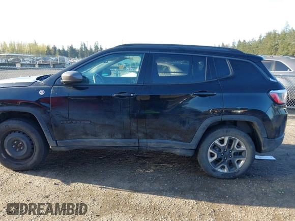 2018 Jeep Compass Trailhawk with VIN 3C4NJDDB1JT234867, listed as a IAAI auction lot 41996425 with 103,567 mi miles and . Bid and sale history available at carsss.com. Image 14.