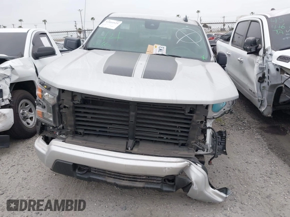 2022 Chevrolet Silverado 1500 Custom with VIN 1GCPABEK5NZ509697, listed as a IAAI auction lot 41844929 with 14,610 mi miles and . Bid and sale history available at DreamBid. Image 13.