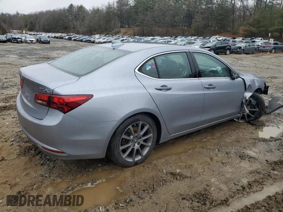 2015 Acura TLX V6 Tech with VIN 19UUB2F55FA015642, listed as a Copart auction lot 51804335 with 55,342 mi miles and Clean Title. Bid and sale history available at carsss.com. Image 3.