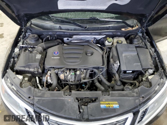 2011 Saab 9-5 Turbo4 with VIN YS3GN4AR7B4001140, listed as a Copart auction lot 47270595 with 171,930 mi miles and Clean Title. Bid and sale history available at carsss.com. Image 11.