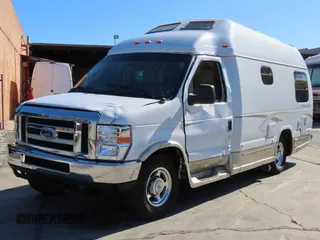 2009 Ford Econoline Cargo with VIN 1FDSE34L29DA17433, listed as a Copart auction lot 50224975 with 53,860 mi miles and Salvage Title. Bid and sale history available at DreamBid. Image 2.