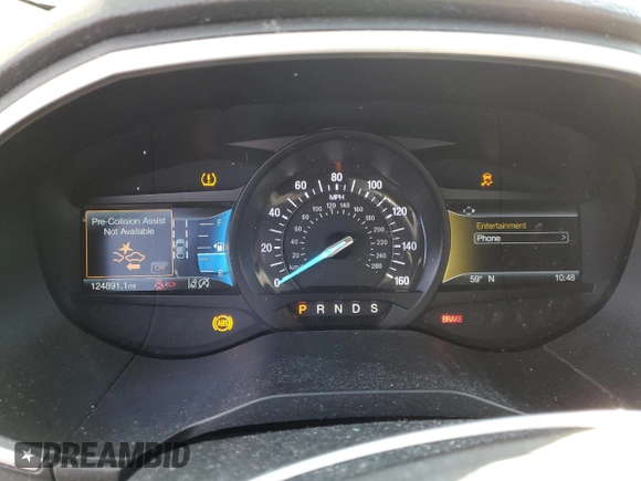 2019 Ford Edge SEL with VIN 2FMPK3J97KBB38381, listed as a Copart auction lot 89071165 with 124,891 mi miles and Clean Title. Bid and sale history available at carsss.com. Image 9.